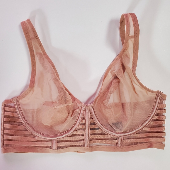 Nwt Victoria's Secret Unlined Bra Pink or Beige - Picture 3 of 10